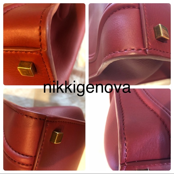 Last Chance!! Celine Medium Luggage Phantom Red - Picture 7 of 8